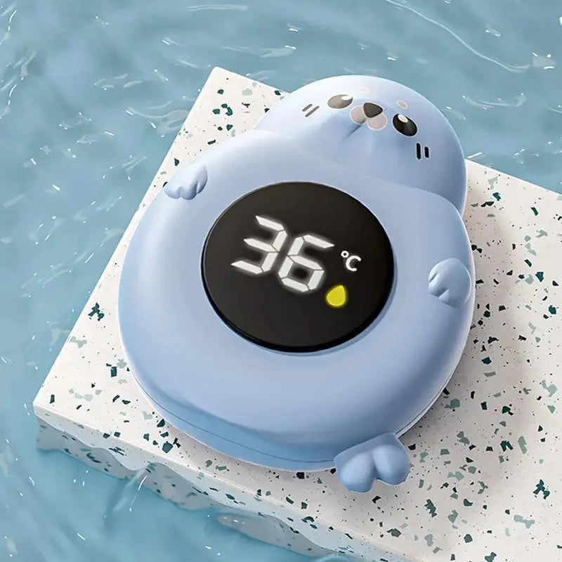 Baby bath thermometer Tub Temperature Monitor Hot Cold Water Resistant Temperature Warning Monitor Upgraded Sensor LED display Beauty World Shop