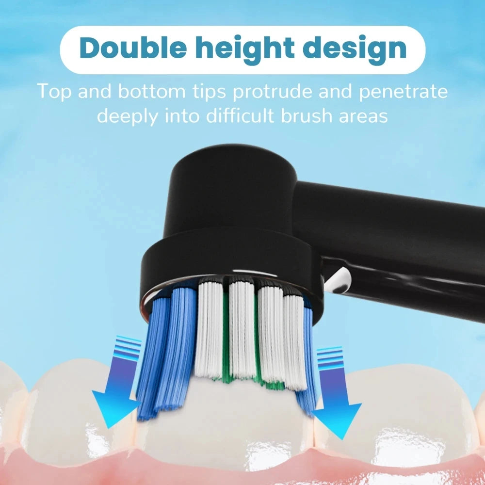 Replacement Toothbrush Heads Compatible with Oral B Braun Professional Electric Brush Heads 1000 1500 3000 6000 7000 7500 8000 Beauty World Shop