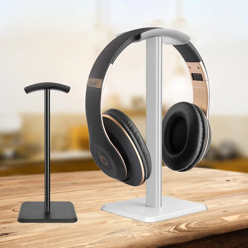 Black and White Earphone Holder Detachable Computer Esports Game Headset Desktop Storage Universal Display Rack for All Headsets