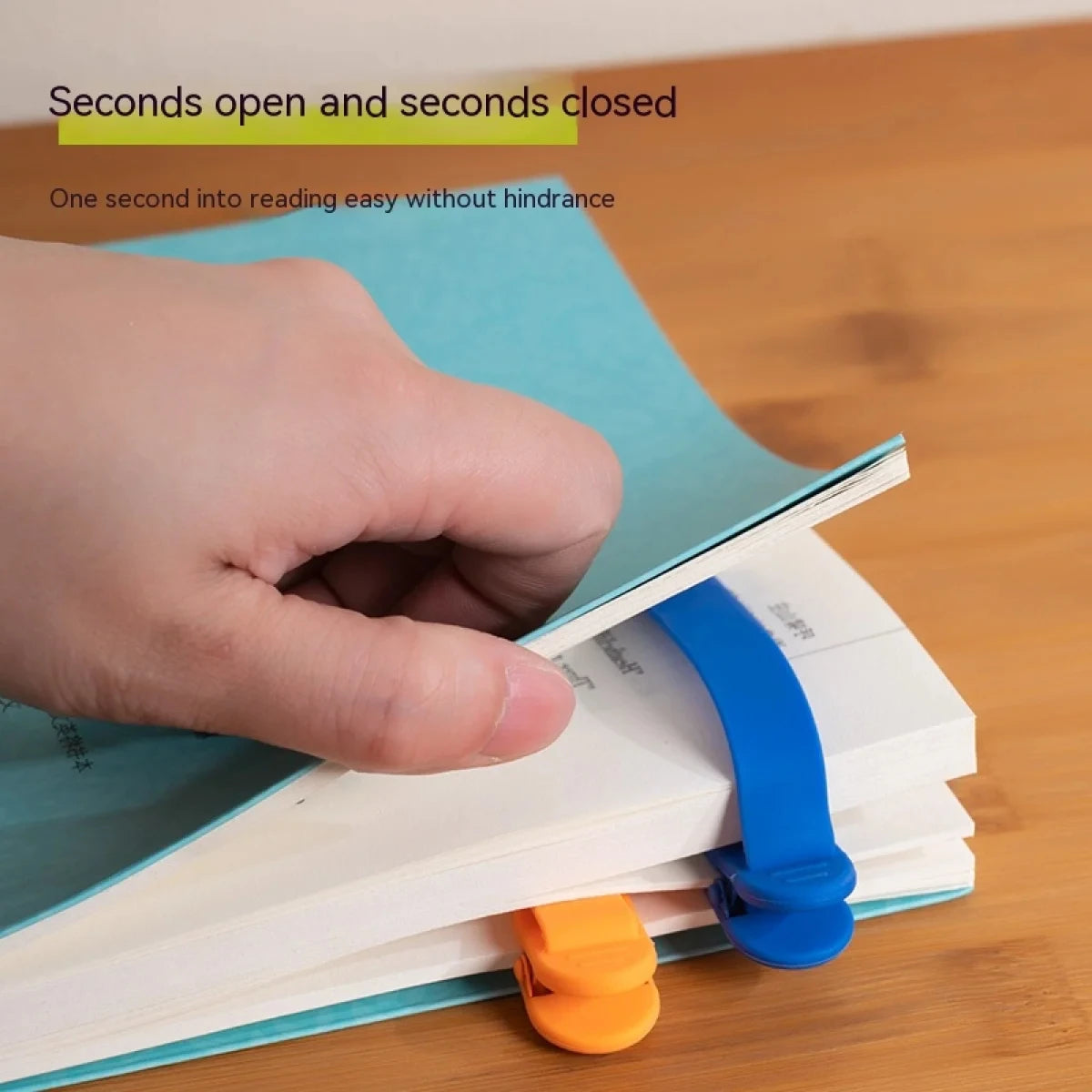 Automatic Bookmark, Silicone Reading Bookmark, Colorful Bookmark, Ideal Gift For Book Lovers, Essential Reading Accessory, For A Beauty World Shop