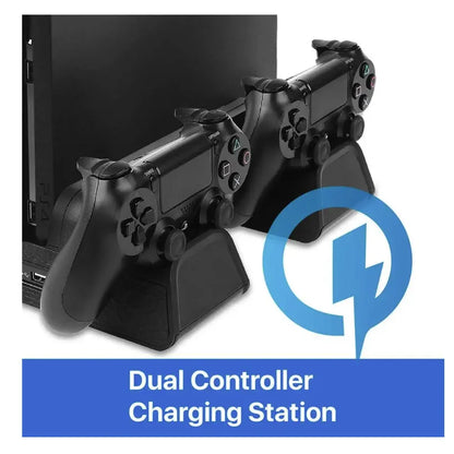 Stand Fan For Support Sony Play Station PS4 Pro Slim Console Playstation PS 4 Game Controller Cooler Accessories Cooling Control Beauty World Shop