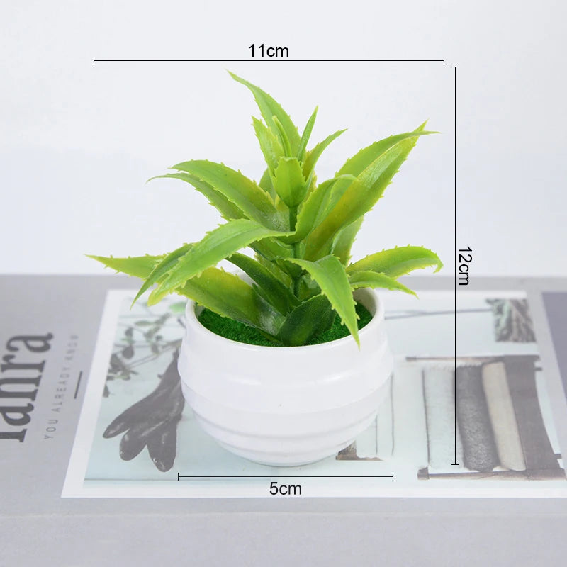 Artificial Plants Bonsai Small Tree Pot Fake Plant Flowers Potted Ornaments For Home Room Table Decoration Hotel Garden Decor Beauty World Shop