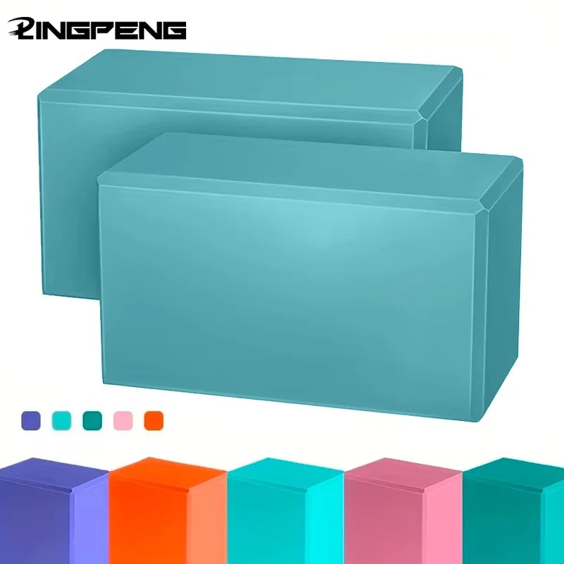 1pc High Density Yoga Foam Blocks Non-slip Solid Color Yoga Balance Fitness Dance Supplies For Yoga Pilates And Meditation Beauty World Shop