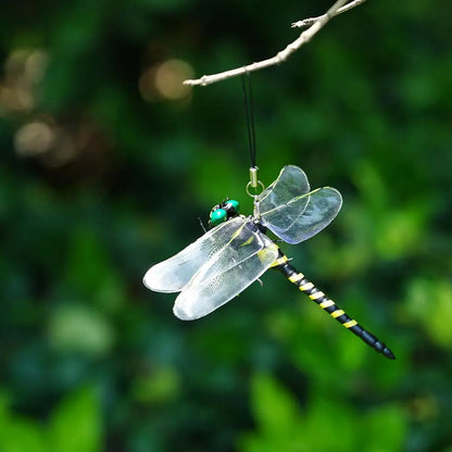 12cm Simulation Dragonfly Outdoor Mosquito Repellent Insect Model Garden Hanging Ornaments Beauty World Shop