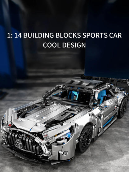 1466 PCS Racing Car Building Blocks Set, 1:14 Scale Sports Vehicle Model Kit for Adults, Toys for Boys Birthday Gifts Beauty World Shop
