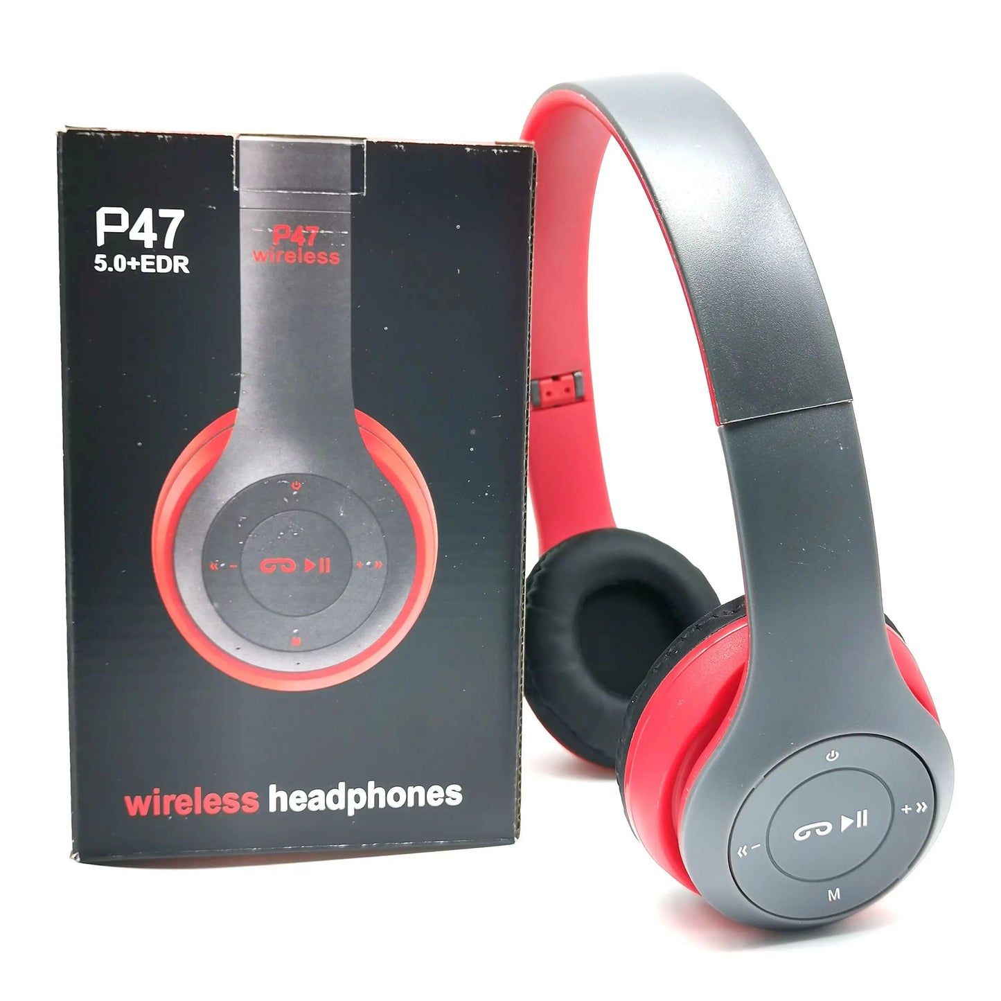 Stereo P47 Headset 5.0 Bluetooth Headset Folding Series Wireless Sports Game Headset for iPhone XiaoMi Beauty World Shop