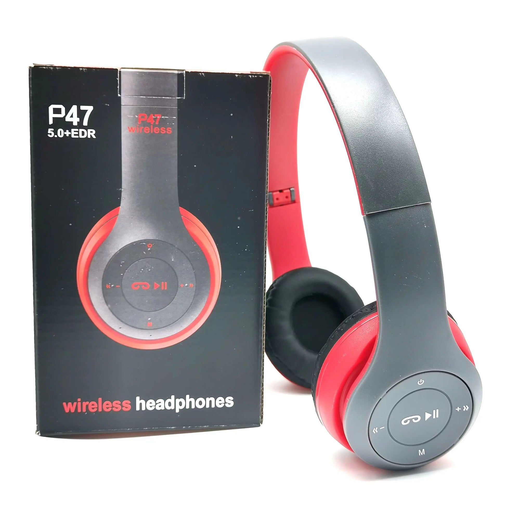 Stereo P47 Headset 5.0 Bluetooth Headset Folding Series Wireless Sports Game Headset for iPhone XiaoMi Beauty World Shop