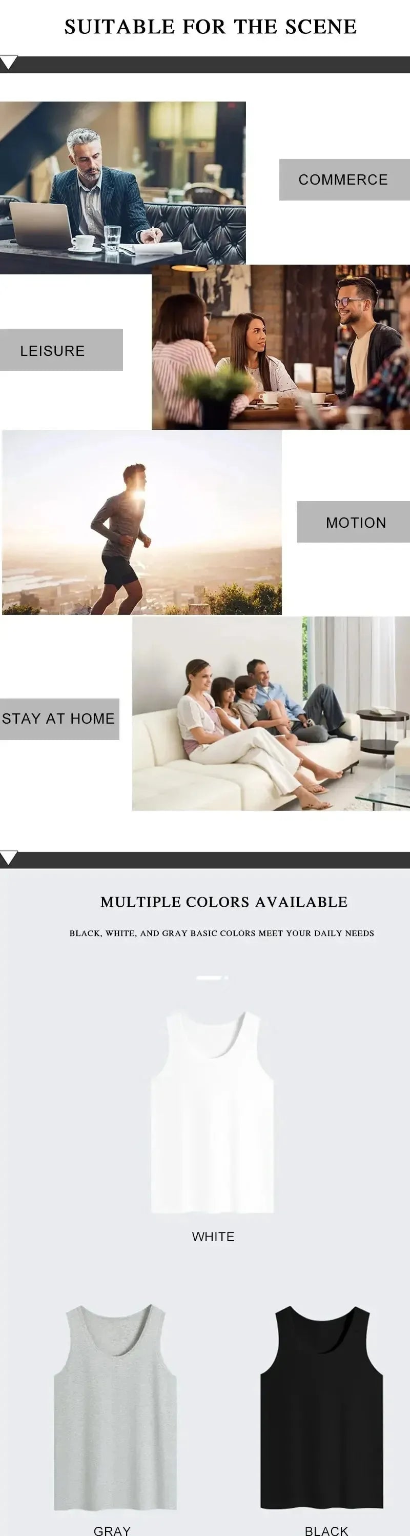 2025 New Men's summer lightweight cotton tight vest, casual family pajamas, outdoor tight top, breathable quick-drying vest Beauty Trend Shop