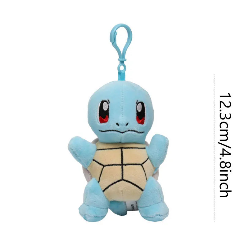 Anime Pokemon Pikachu Mew Psyduck Squirtle Bulbasaur Kawaii Stuffed Plush Toys School Bag Backpack Pendant Doll Keychain Gift Beauty World Shop