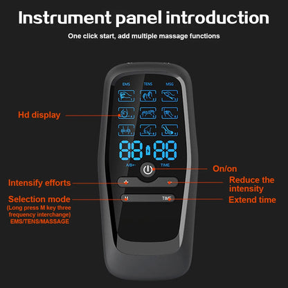 Physiotherapy Tens Muscle Stimulator Electric Ems Acupuncture Body Massage Digital Therapy Slimming Machine Electro Stimulator Beauty World Shop