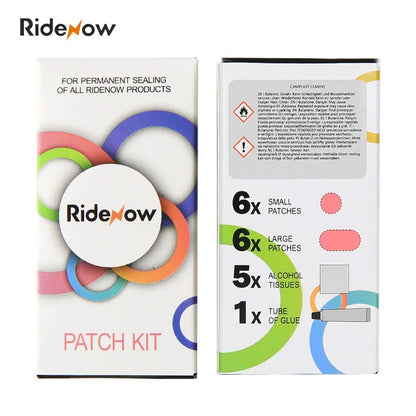 Ridenow Patch Kit TPU Bike Inner Tube Repair Tool Road Bicycle Tire 700C x 23 25 28 32C MTB Bike Tyre 26 27.5 29er BMX 20" 16" Beauty World Shop