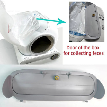 Automatic Cat Litter Box Accessories Bin Door Collecting Feces Bottom Capsule Garbage Bag for Cat Toilet Litter Box Beauty World Shop