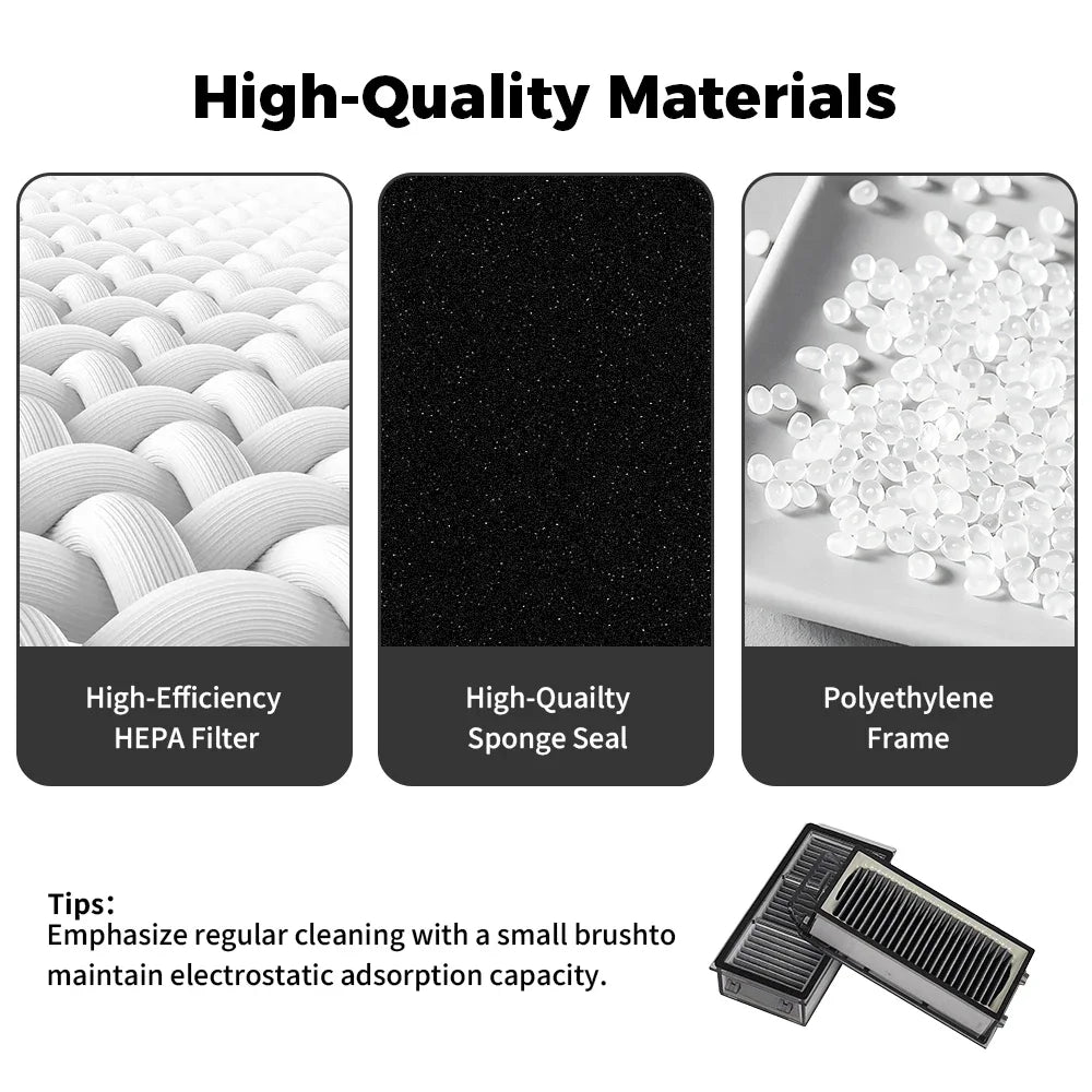 For Dreame Main Side Brush Hepa Filter Mop Rags Dust Bag X50 Pro/X50 Ultra/X50Master/L40S Pro Ultra/L50 Pro Ultra/MOVA V50 Ultra Beauty World Shop
