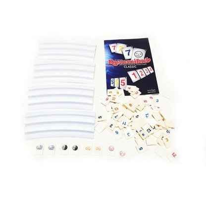 Classic Rummy Board Game Set The Ultimate Rami Tile Entertainment for Family Fun Beauty World Shop