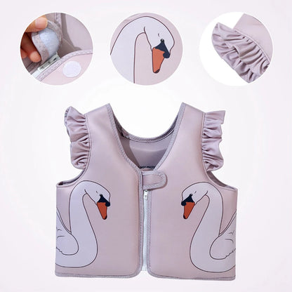 Kids Swim Vest Swim Trainer Vest Cute Swimming Aid Buoyancy Clothing Cartoon Floaties Swimsuit Buoyancy Swimwear for Boys Girls Beauty World Shop