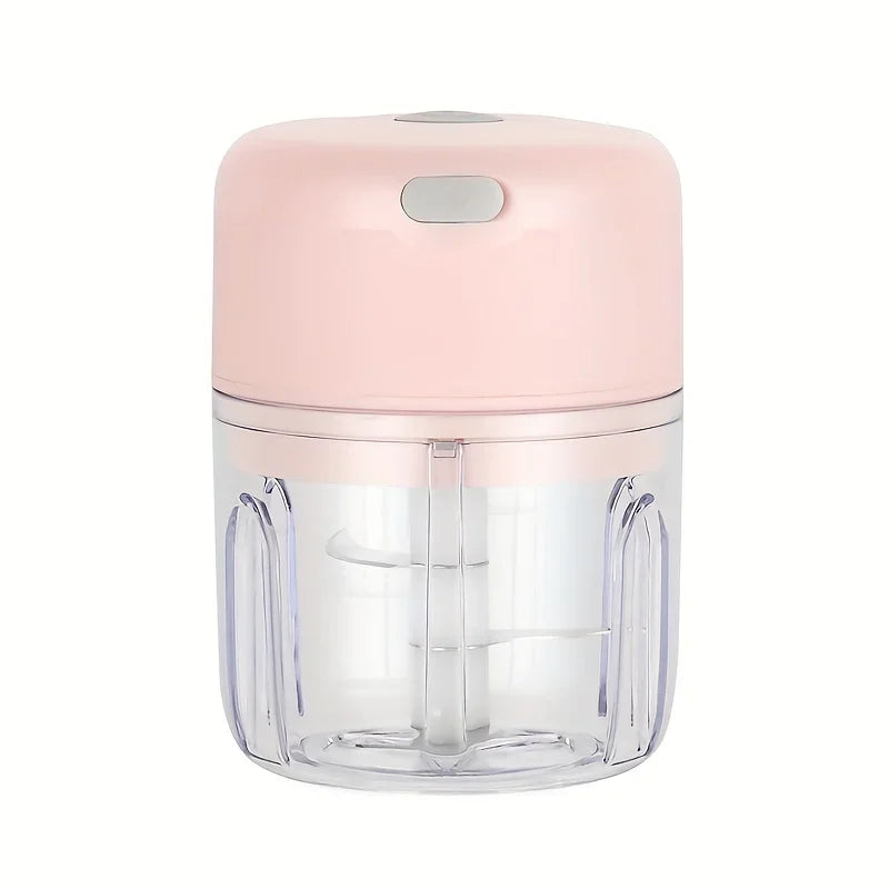 2027 250ml Mini Rechargeable Garlic Chopper Meat Grinder Durable and Sturdy Suitable for Crushing Garlic Chili Onions Minced Mea Beauty World Shop