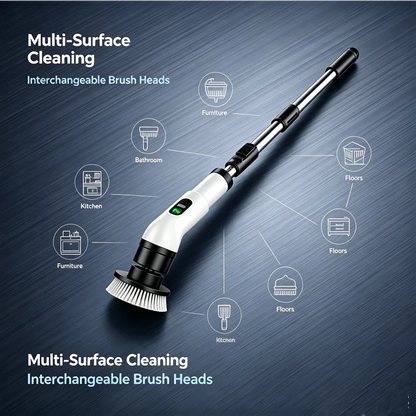 Cordless Household Spin Scrubber Kitchen Gadgets Hair Brushes Bathroom Broom Toilet  Multipurpose Cleaning Brush  Electric Mops Beauty World Shop