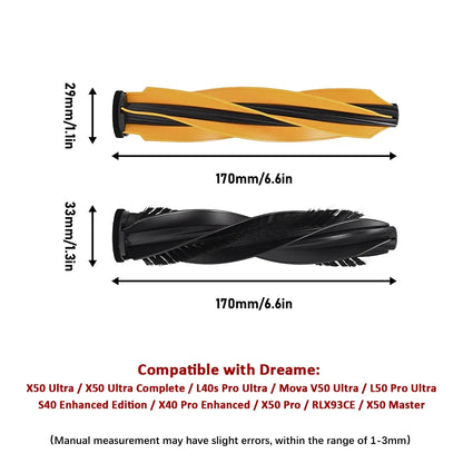 For Dreame Main Side Brush Hepa Filter Mop Rags Dust Bag X50 Pro/X50 Ultra/X50Master/L40S Pro Ultra/L50 Pro Ultra/MOVA V50 Ultra Beauty World Shop