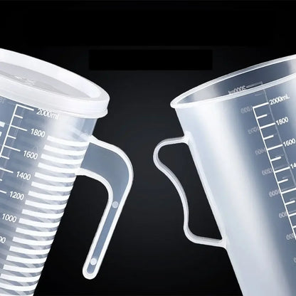 100-5000ml Thickened Plastic Measuring Cup with Scale Food Grade Measuring Cup Experimental Measuring Cup Beaker Plastic Cup Beauty World Shop