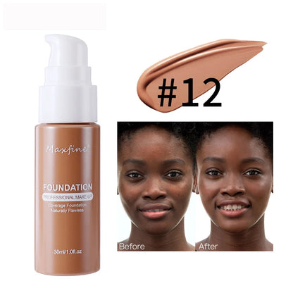 Liquid Foundation Effective Concealer Waterproof Sweat-resistant Makeup Professional Cosmetics Beauty World Shop