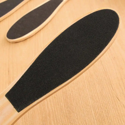 Professional Foot File Double Sided Deadskin Callus Remover for Feet Wooden File to Smooth Hard Coarse Tough Skin Foot Care Tool Beauty World Shop