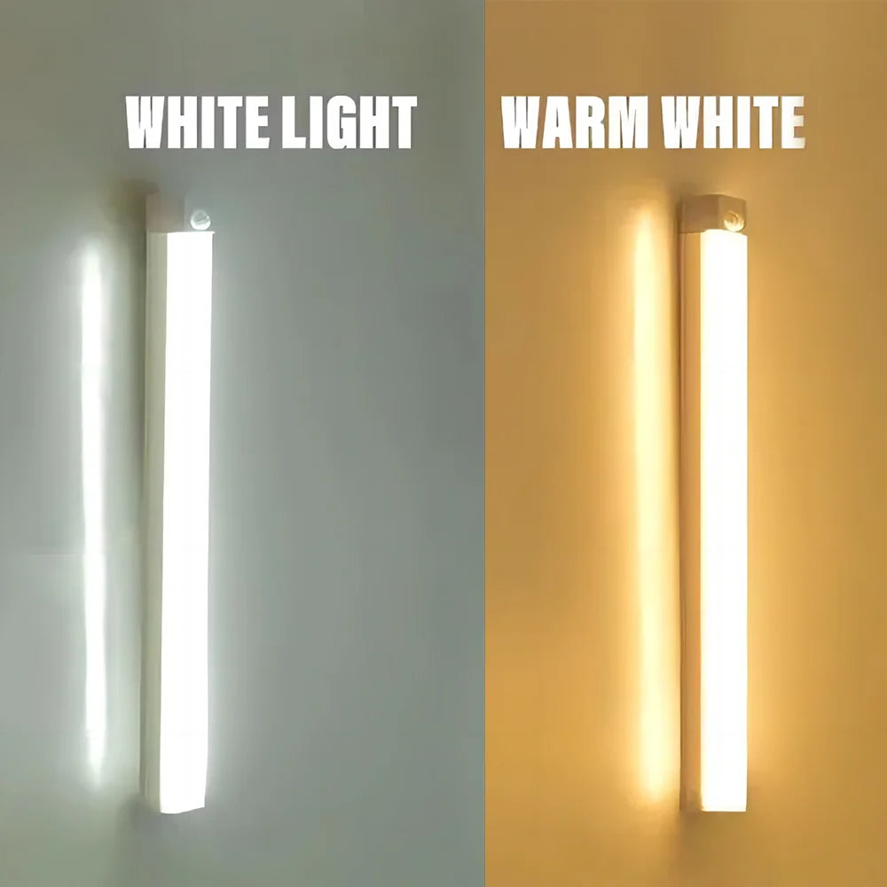 LED Motion Sensor Light Wireless LED Night Light Type C Rechargeable Light Cabinet Wardrobe Lamp Staircase Backlight For Kitchen Beauty Fashion