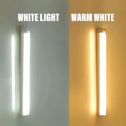 LED Motion Sensor Light Wireless LED Night Light Type C Rechargeable Light Cabinet Wardrobe Lamp Staircase Backlight For Kitchen Beauty Fashion