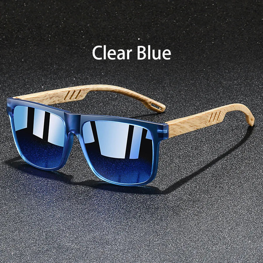 Fashion Vintage Square Square Frame Sunglasses Men Women Fishing Driving Man Luxury Brand Designer Sun Glasses  Eyewear Beauty World Shop