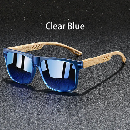 Fashion Vintage Square Square Frame Sunglasses Men Women Fishing Driving Man Luxury Brand Designer Sun Glasses  Eyewear Beauty World Shop