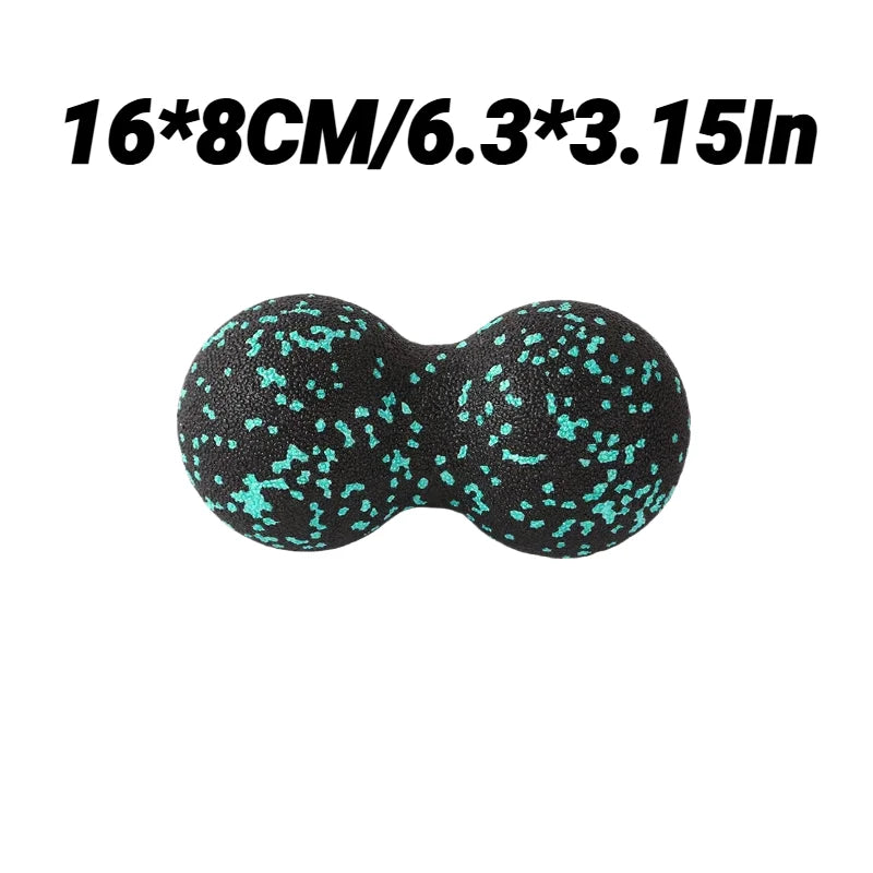 Yoga Peanut Balls Body Massage Fascia Ball Suit Foam Block High Density Muscle Relaxation Lacrosse Exercise Fitness Relieve Pain Beauty World Shop