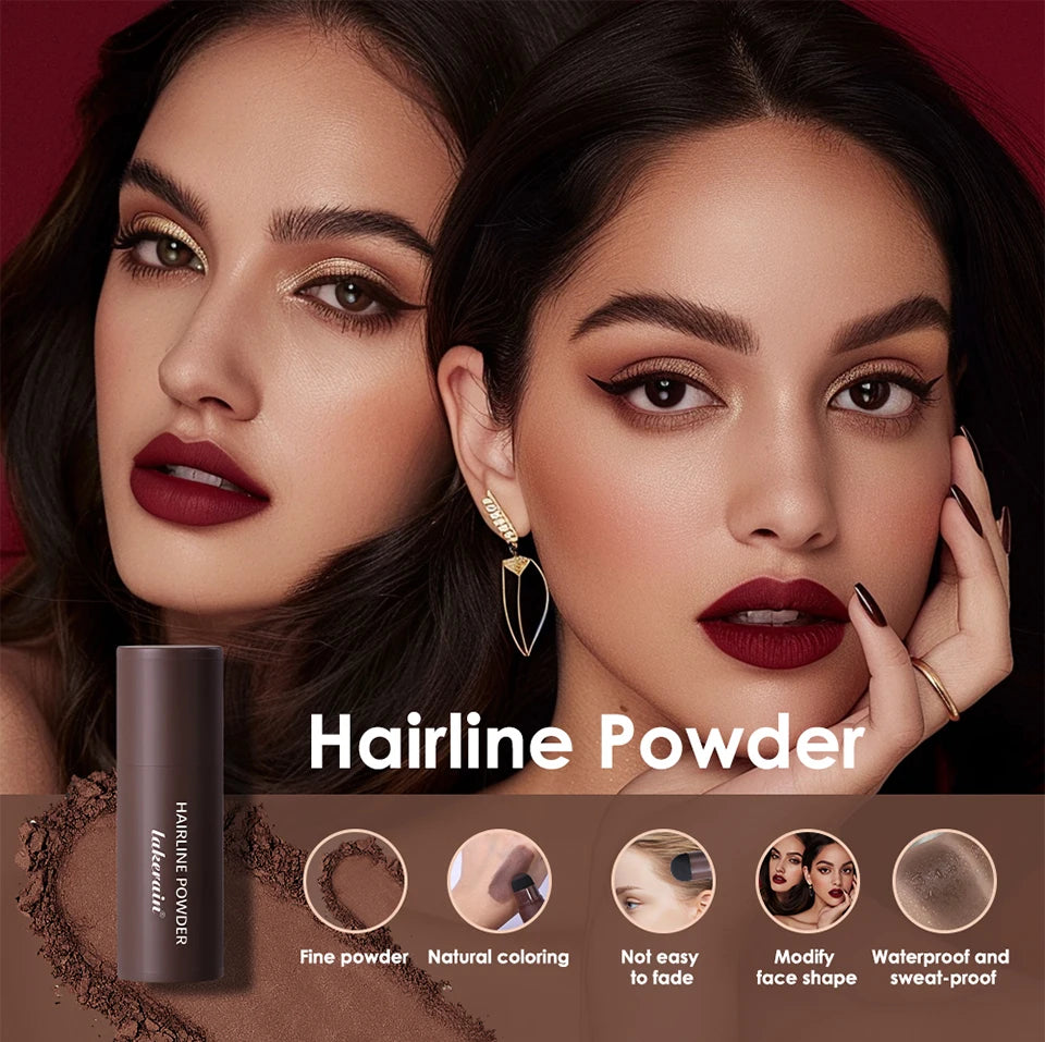 Waterproof Hairline & Root Concealer Pen – Instant Grey Coverage with Easy Blend Powder Stick for Normal Hair Beauty World Shop