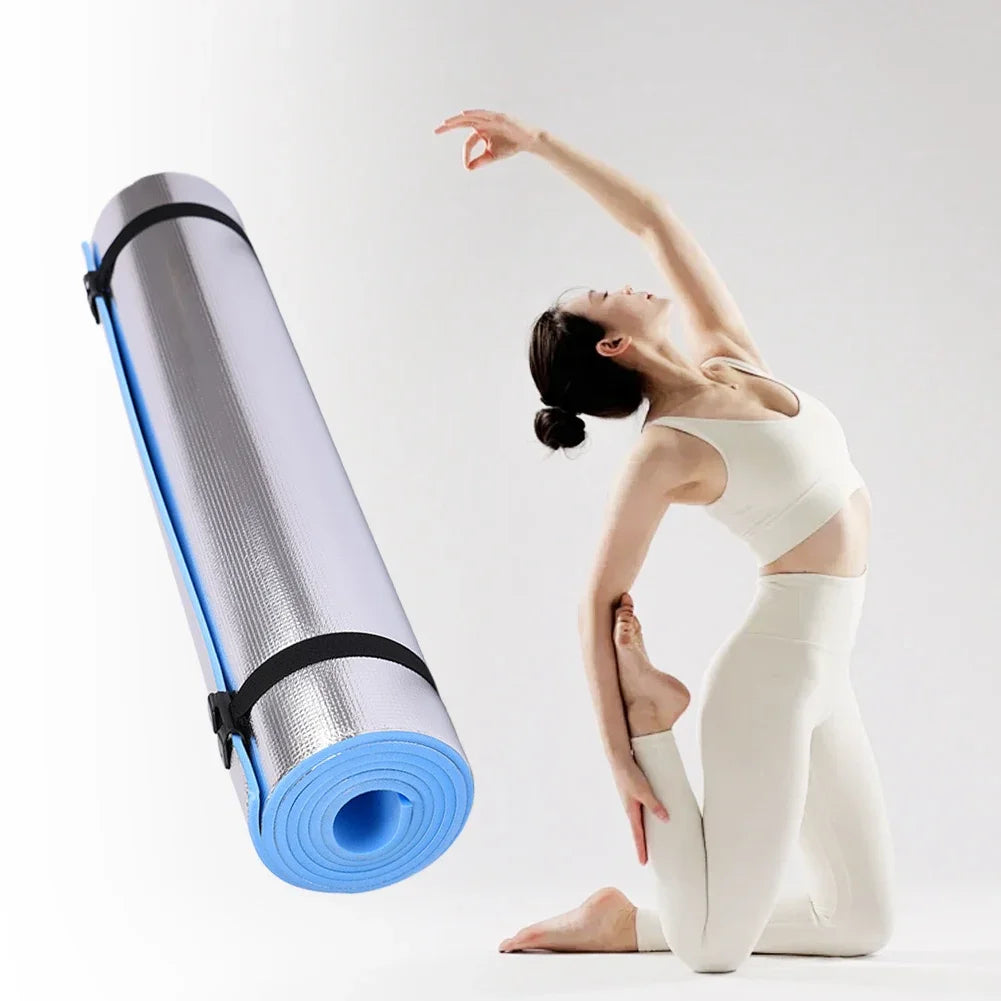 Waterproof Yoga Mat Moisture-proof Yoga Mat Thickened Camping Picnic Mat Portable Multifunction for Fitness Exercise Beauty World Shop