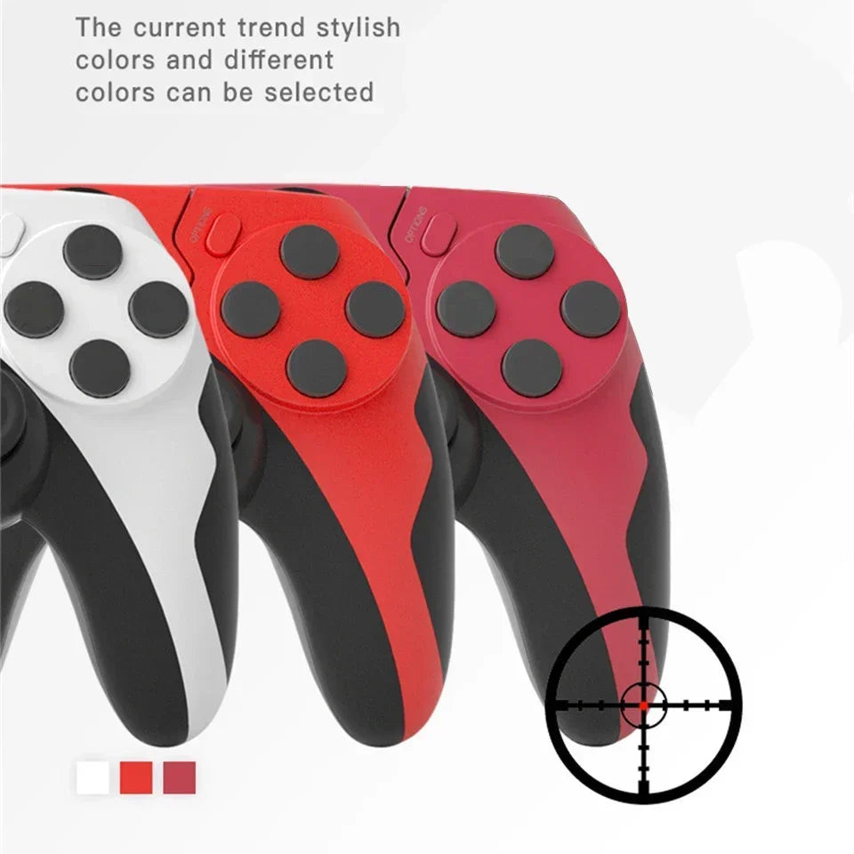 GAMINJA New Wireless Gamepad P48 with Six Axis Gyroscope Game Controller For PS4 PS3 Console Dual Vibration PC Joystick Beauty World Shop
