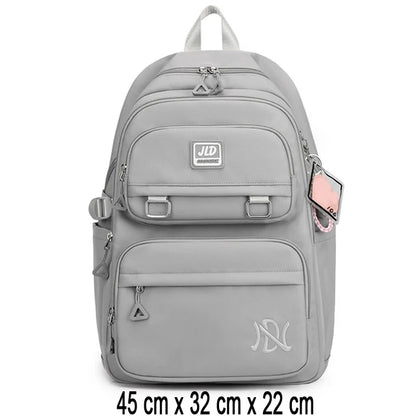Girl School Bag Backpack Back Pack For Teenager Women Children Female Pink Schoolbag Primary High Bagpack Class Teens Child Kids Beauty World Shop