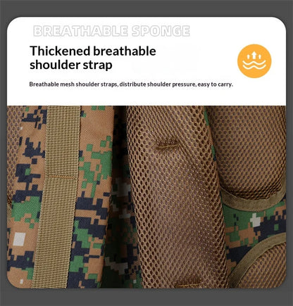 Homefish 80L/100L Large Mountaineering Backpack Outdoor Climbing Bag Tactical Rucksack Hiking Camping Travel Backpack Beauty World Shop