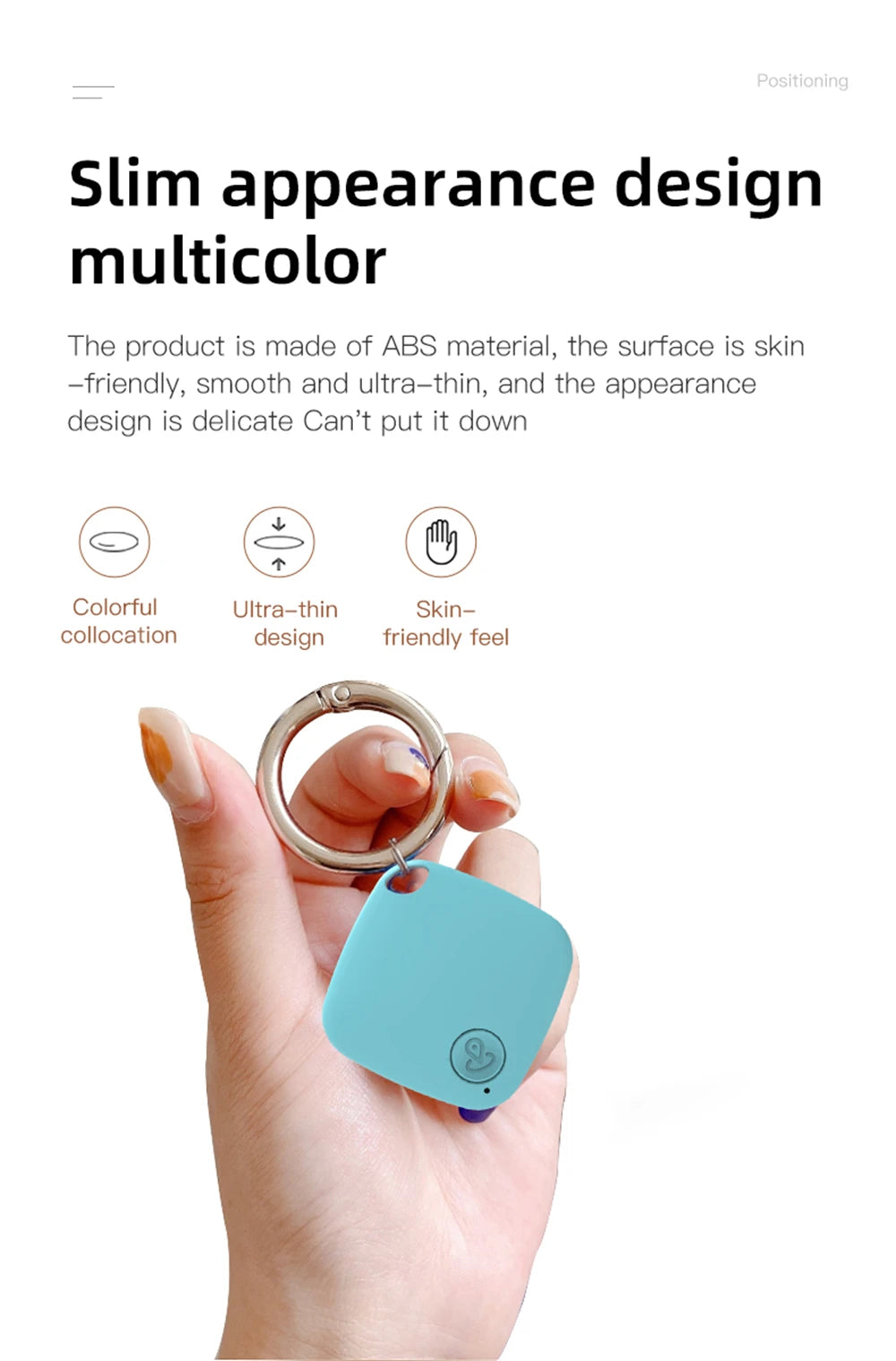 Smart Bluetooth GPS Tag Tracker Work with Android IOS APP Anti Lost Reminder Device Anti-loss Rated Locator Car Key Pet Finder Beauty World Shop