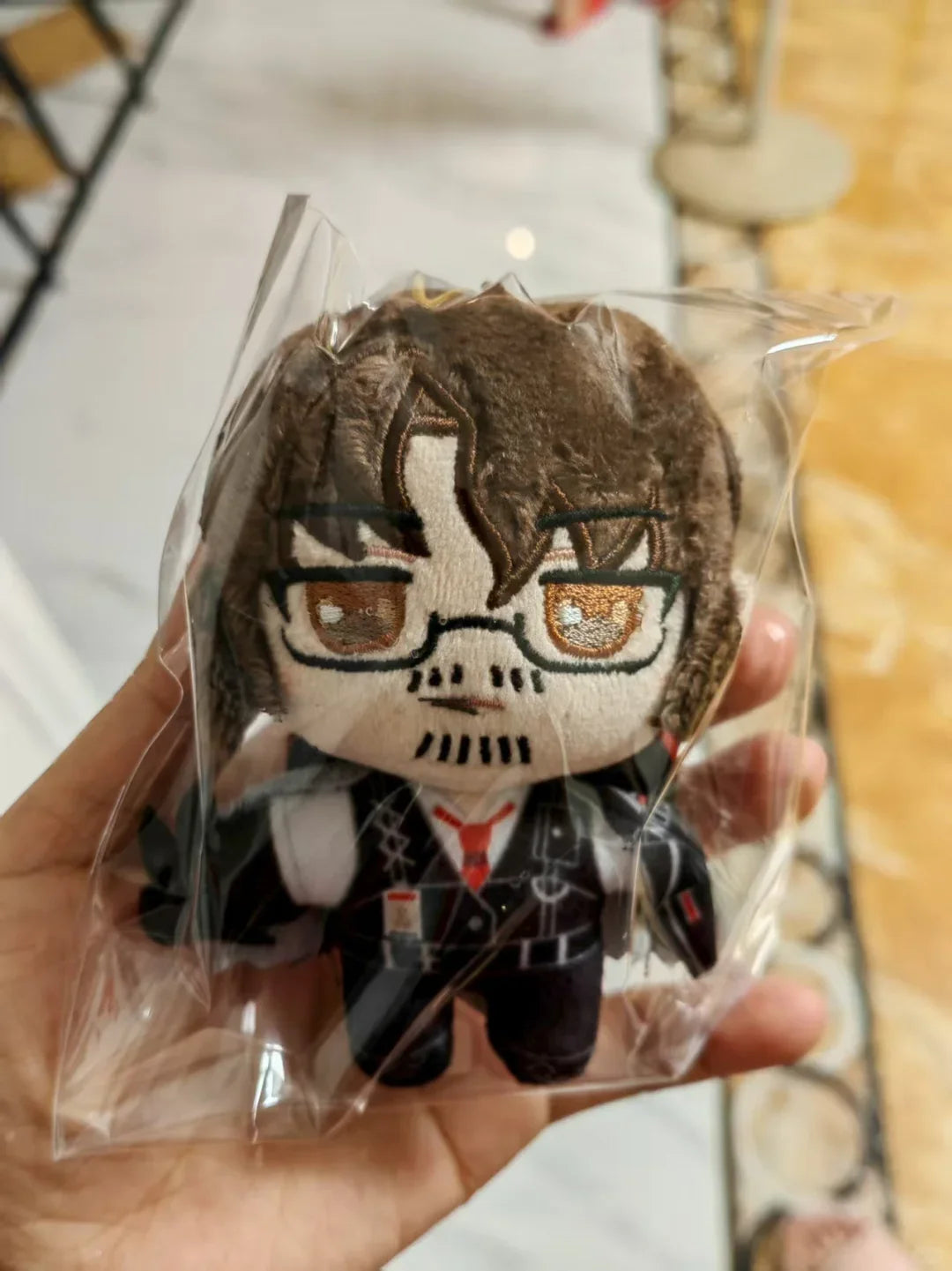 10cm Anime Limbus Company Cotton Plush Doll Ishmael Dante Faust Don Quixote Palm Christmas Gifts Desktop Decoration Trendy Toys Beauty World Shop
