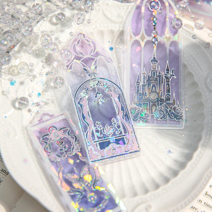 4Style 10pcs/pack Shell Light PVC Bookmark Streamer Dream High Value Ins Fresh Reading Mark Card Decoration Student Stationery Beauty World Shop