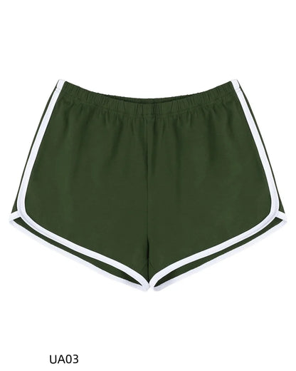 Summer Women's Casual Solid Cotton shorts Yoga Gym Workout Fitness Pants Loose Student Comprehensive Training Short Beauty World Shop