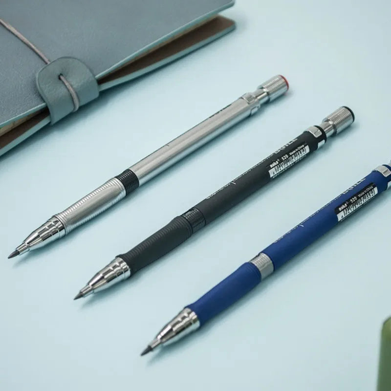 Mechanical Pencil Set 2.0 mm with 2B Black/Colors Lead Refill For Writing Sketching Art Drawing Painting School Automatic Pencil Beauty World Shop