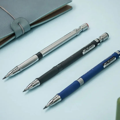 Mechanical Pencil Set 2.0 mm with 2B Black/Colors Lead Refill For Writing Sketching Art Drawing Painting School Automatic Pencil Beauty World Shop