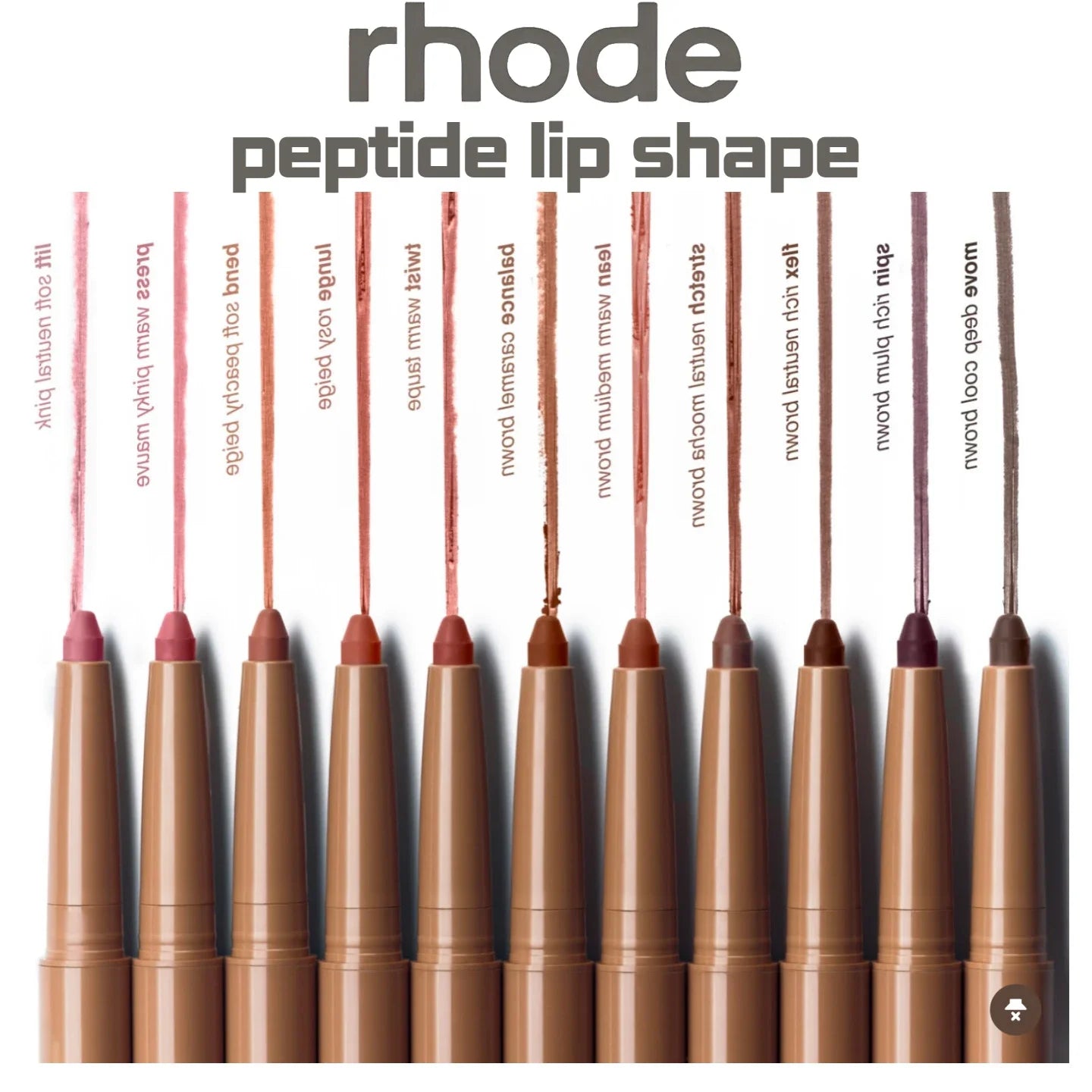 Brand Skin Peptide Lip Shape Pen Lip Liner Long Lasting Lip Tint Pencil Pen Makeup Lipstick Powder Blusher Gloss Rouge Makeup Beauty World Shop