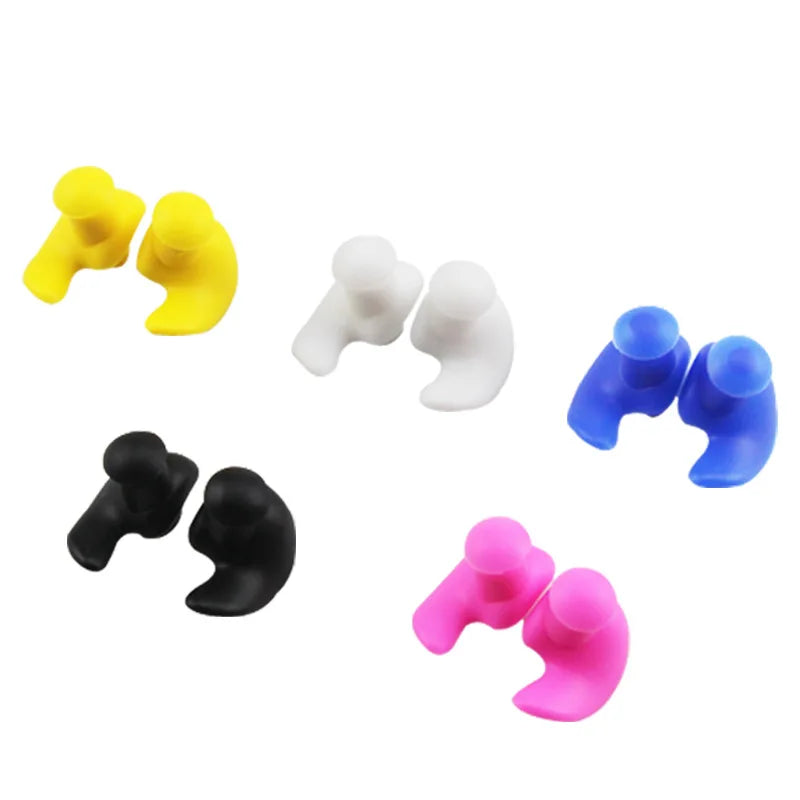 Durable Earplugs Classic Delicate Texture 1 Pair Waterproof Soft Earplugs Silicone Portable Ear Plugs Swimming Accessories Beauty World Shop
