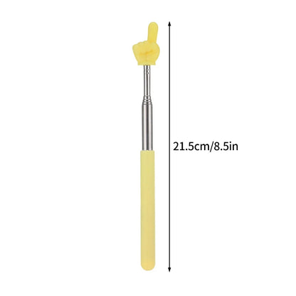 1pPointer Finger Stainless Steel Reading Sticks Telescopic Reading Finger Teaching Aids Gift for Teachers Pointer Finger Stick Beauty World Shop
