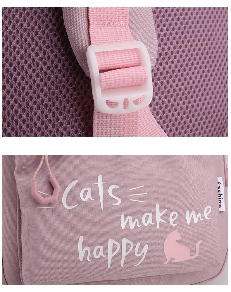 Teenage Girls School Bag Children Backpack Class Child Kids Back Pack Kawaii Bagpack Cute Women Rucksack Female Bolsas Portfolio Beauty World Shop