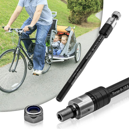 Bicycle Trailer Thru Axle 160-178mm Cargo Trailer Kid Trailer Thru Axle Bike Trailer Hitch Axle Bike Accessories Beauty World Shop