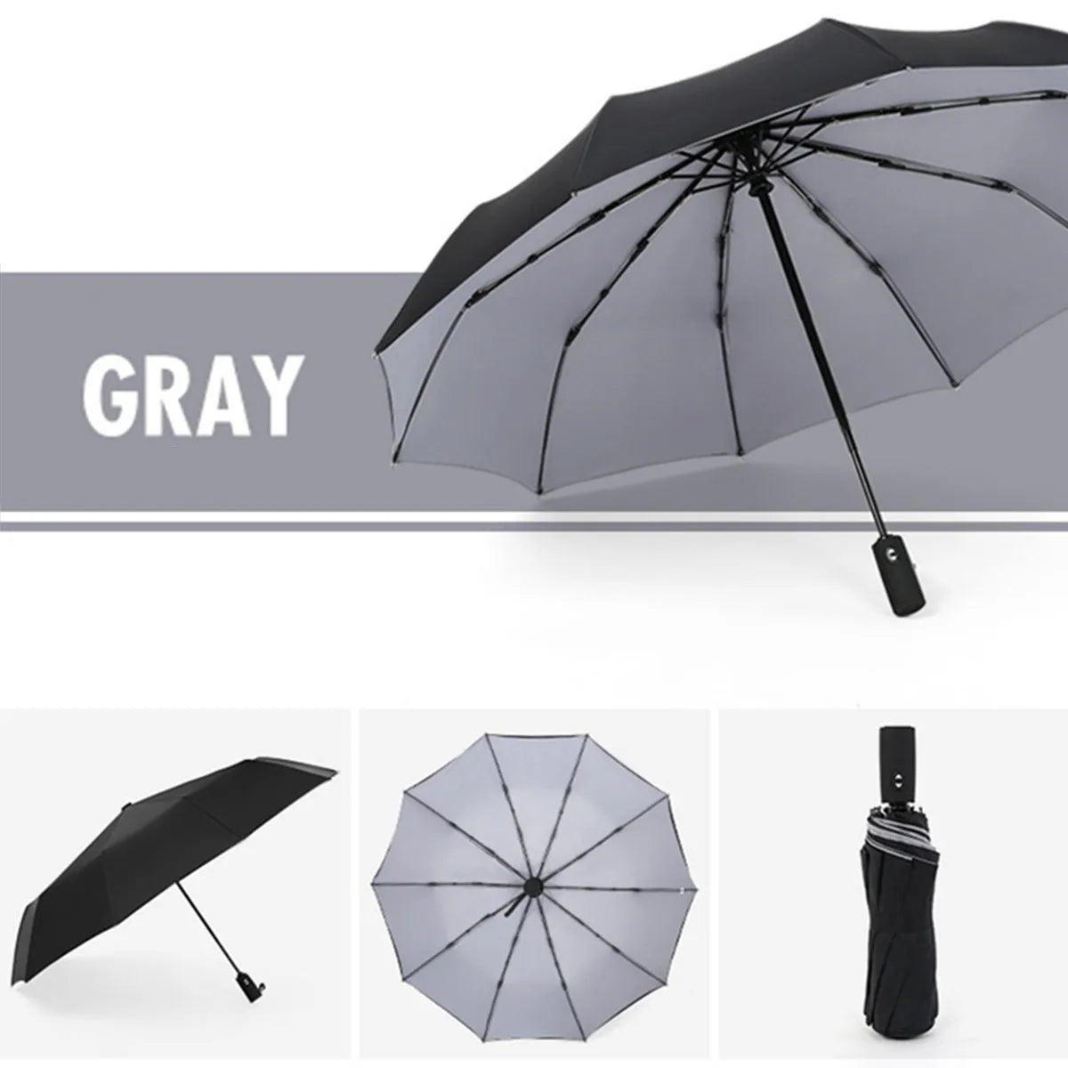 Windproof Double Layer Fully Automatic Resistant Umbrella Beauty World Shop