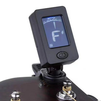 Gitaar Tuner Apparaat 12-Tone Ukelele Bas Viool Tuner Draagbare Automatische Trillingen Transmissie Instrument Tuner Accessoire Beauty Trend Shop