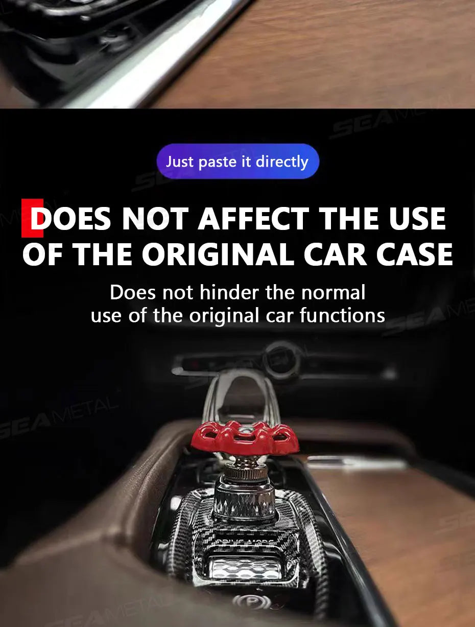 BLALION Fun Car Center Control 3D Valve Decoration Auto Interior Shift Knob Cover Air Conditioner Button Valve Switch Sticker Beauty World Shop