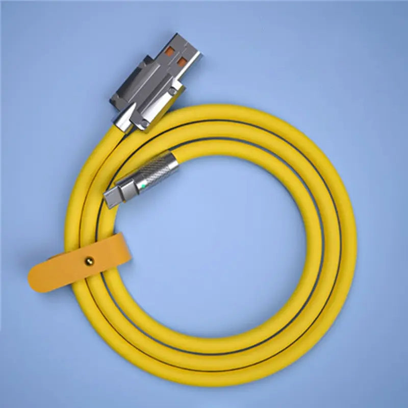 120W 6A TypeC Super Fast Charge Liquid Silicone Cable Quick Charge USB Cable For Xiaomi Huawei Samsung Pixel USB Bold Data Line Beauty World Shop